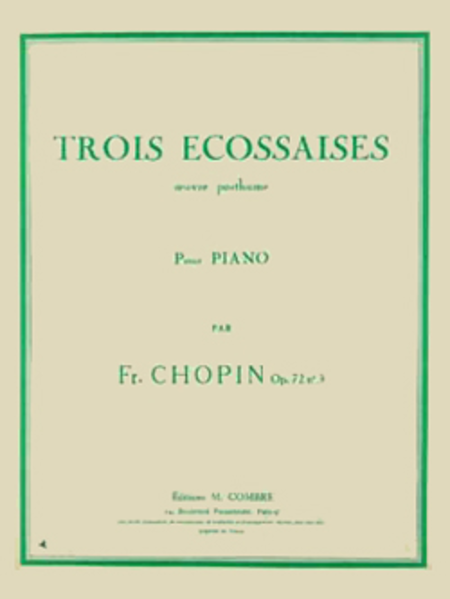Ecossaises (3) Op. 72 No. 3