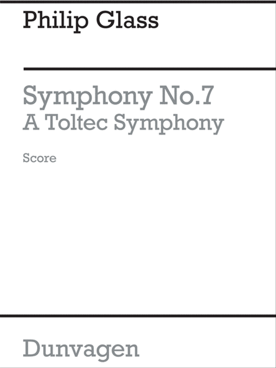Symphony No.7 (A Toltec Symphony) Orchestra scores gallery preview page 1