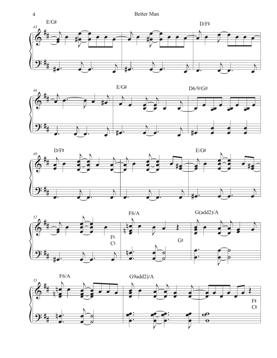Better Man Harp scores gallery preview page 4
