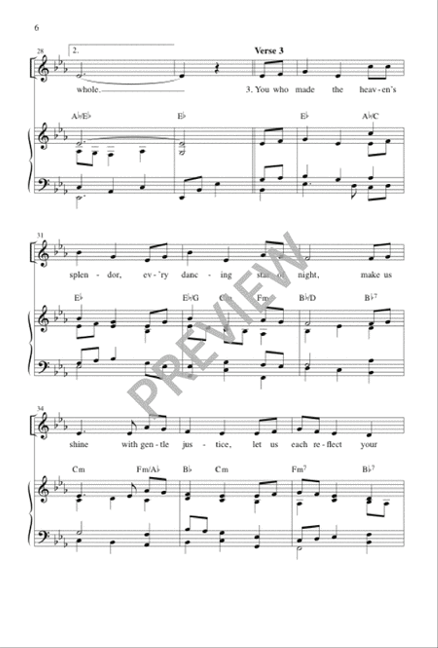 Holden Evening Prayer - Vocal / Keyboard edition 2-Part scores gallery preview page 8