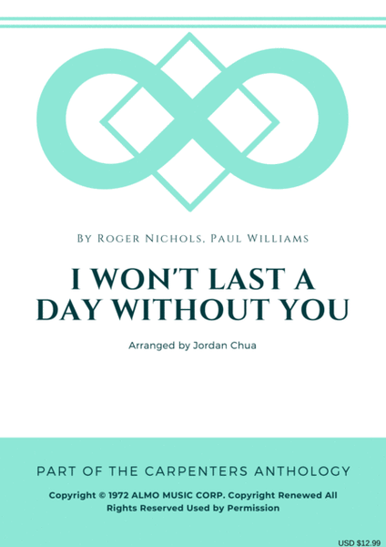 I Won't Last A Day Without You image number null