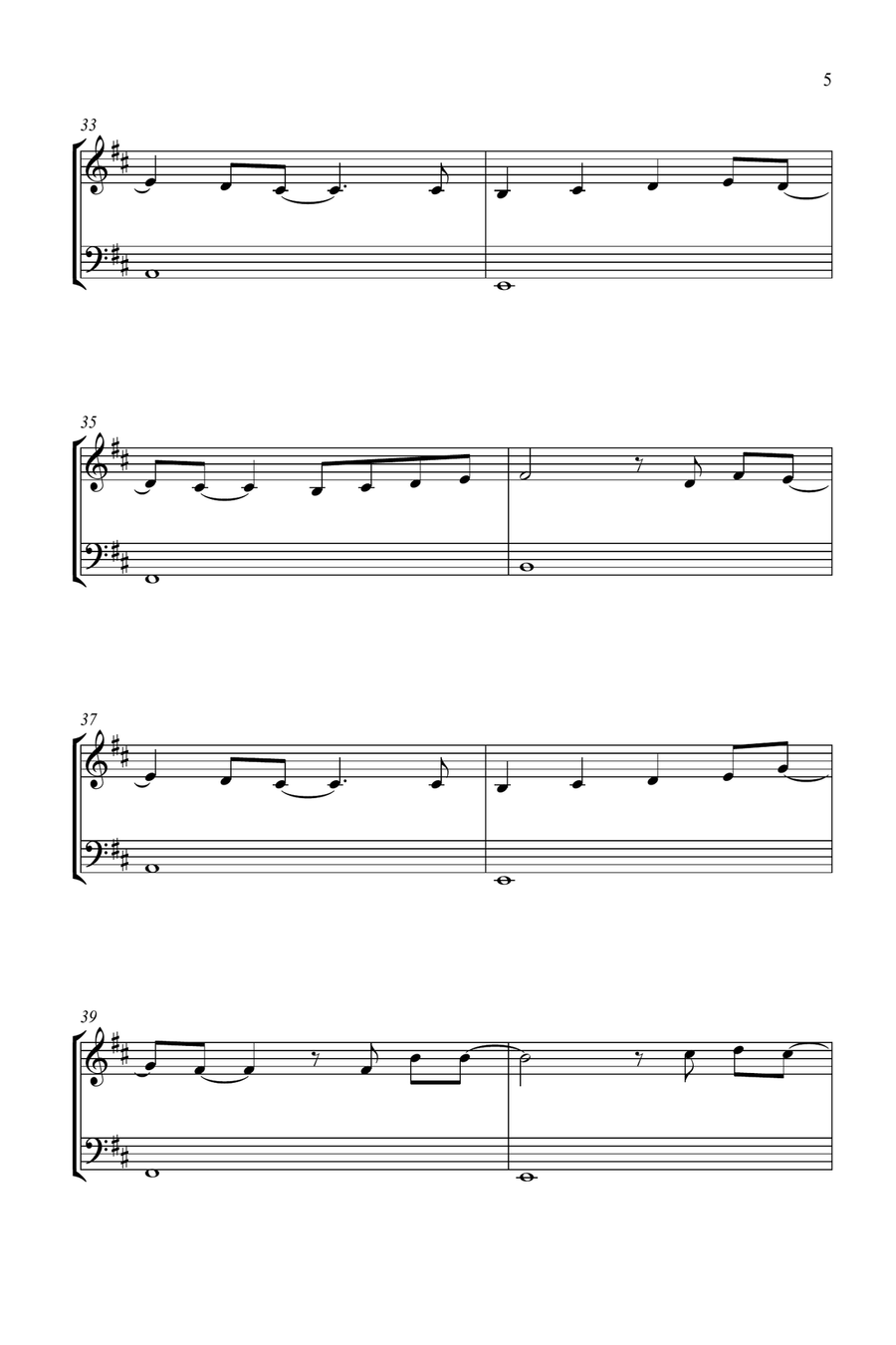 Mary, Did You Know? String Duet scores gallery preview page 5