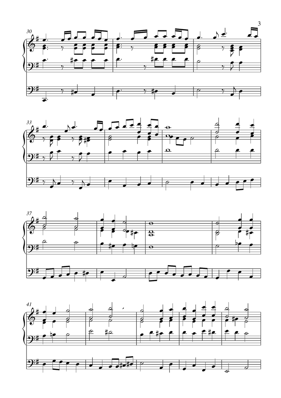 Koraalfantasie Psalm 98 Organ Solo scores gallery preview page 3