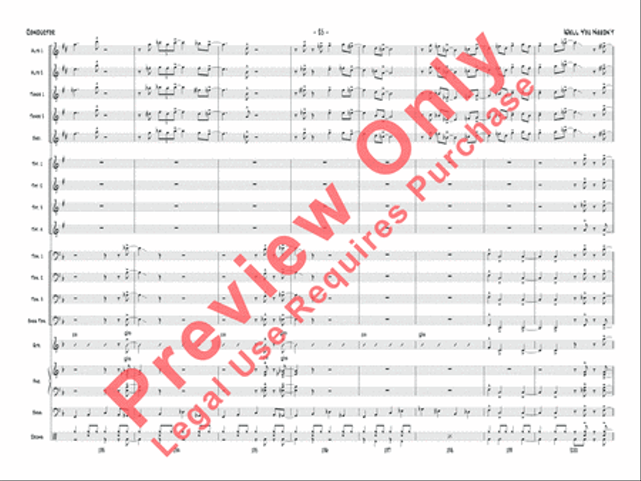 Well You Needn't Jazz Ensemble scores gallery preview page 26