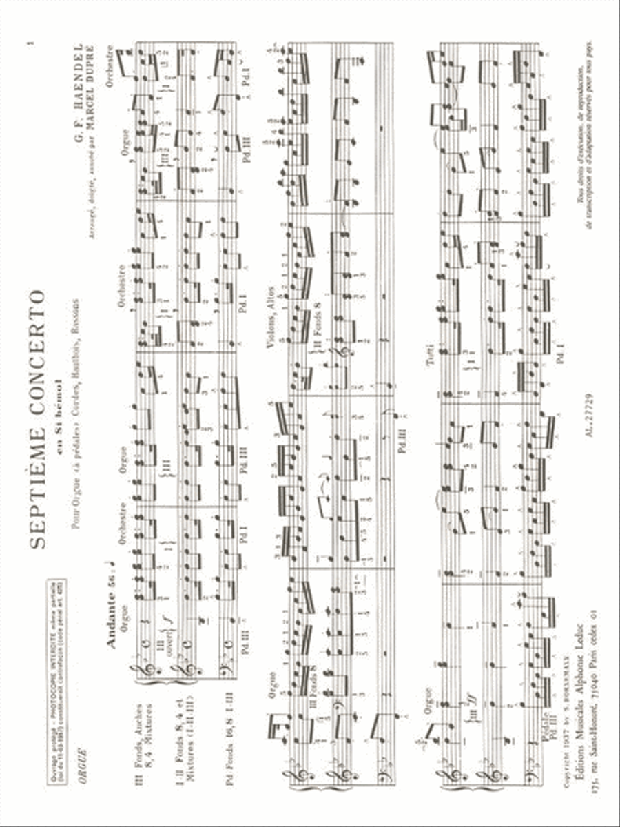 16 Concertos For Organ (volume 2), Arranged, Fingered And Annotated By Ma Organ scores gallery preview page 2