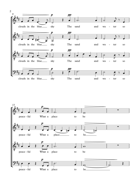 Blomidon (SATB Choir) image number null