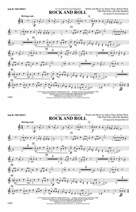 Rock and Roll: 2nd B-flat Trumpet