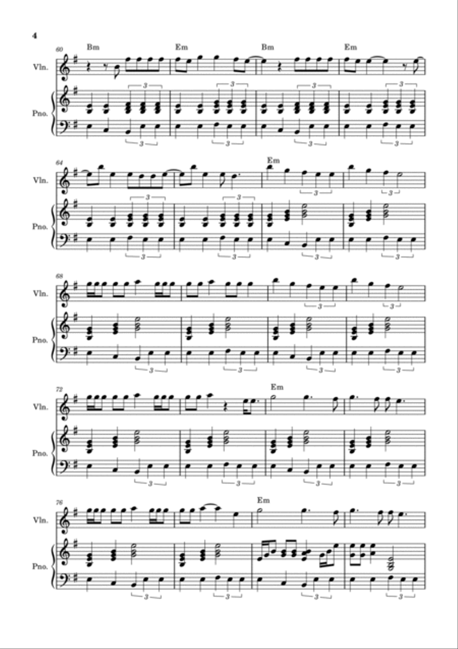Eve, Psyche & The Bluebeard's Wife Eve, Psyche & The Bluebeard's Wife Violin Solo scores gallery preview page 4
