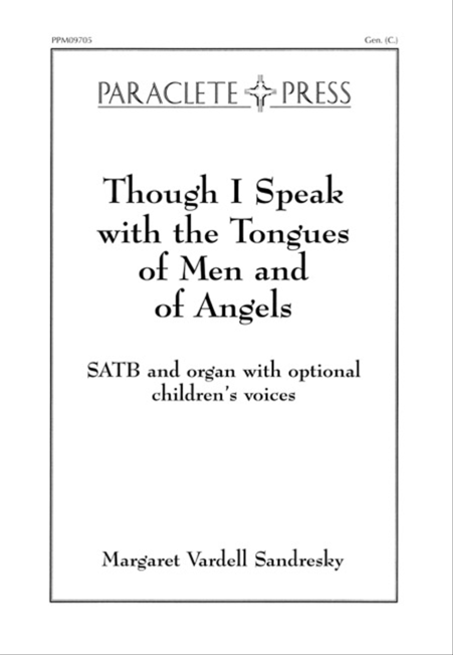 Though I Speak with the Tongues of Men and of Angels Divisi scores gallery preview page 1