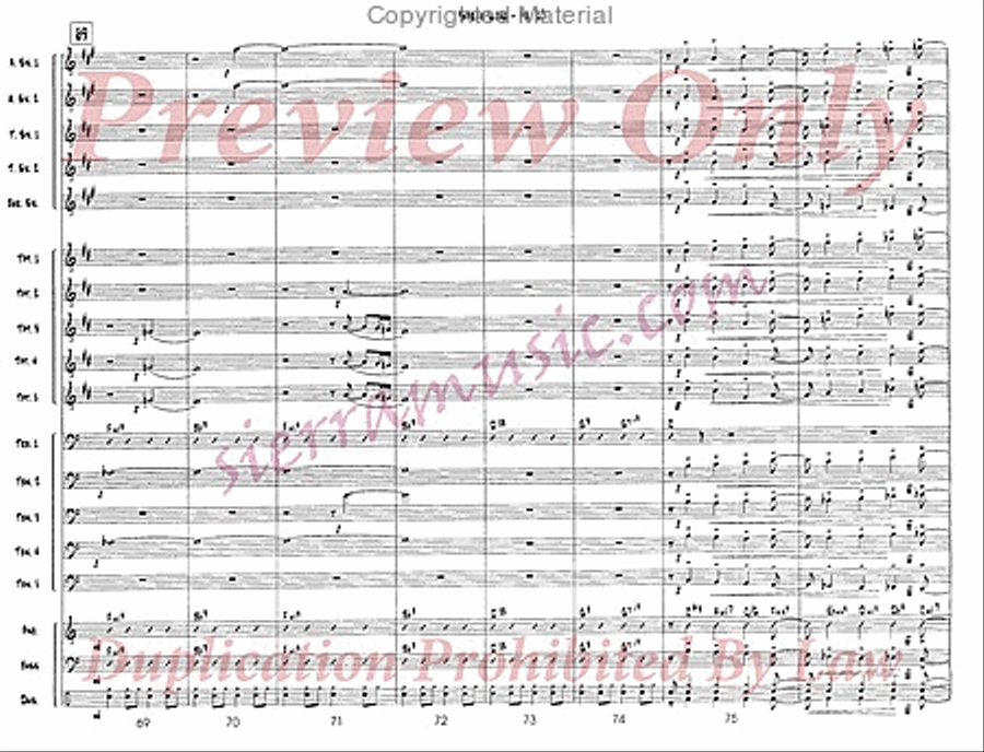 Speak Low Jazz Ensemble scores gallery preview page 11