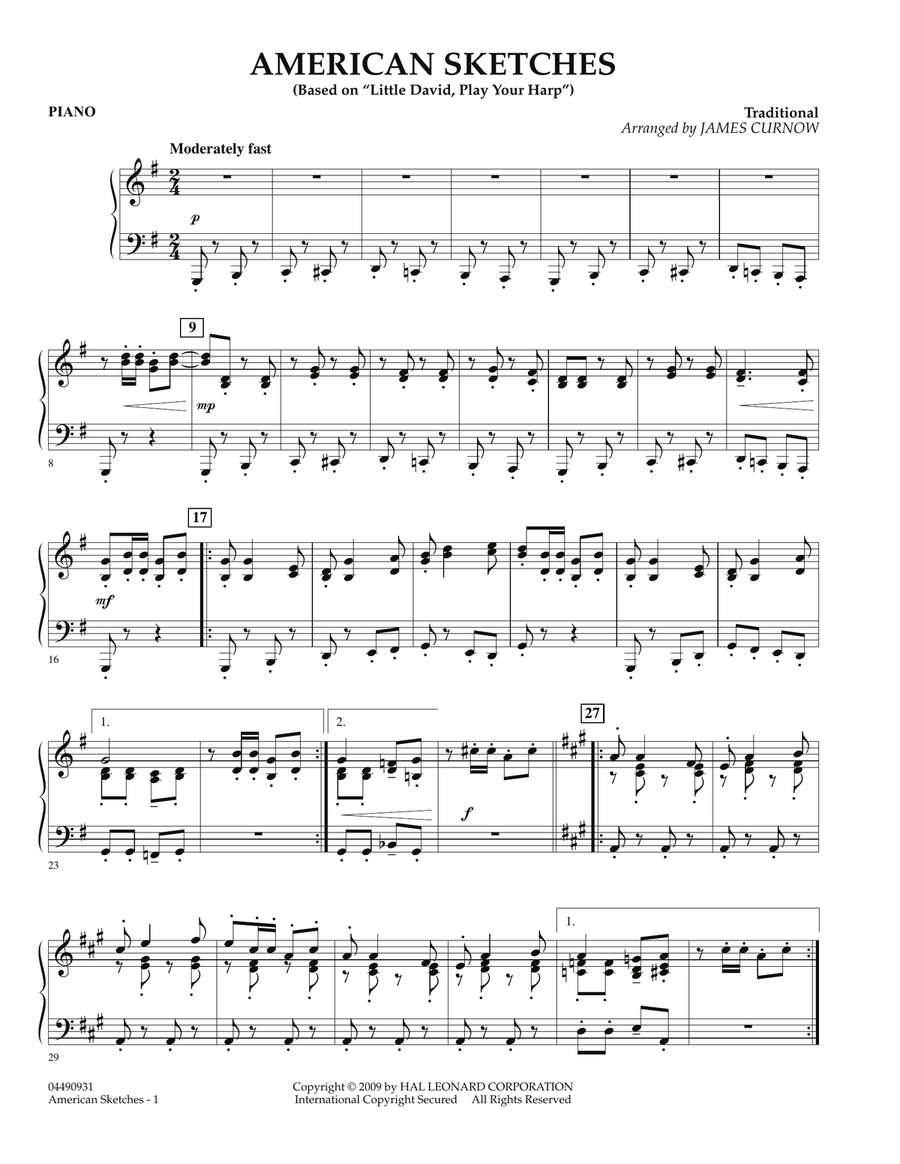 American Sketches - Piano
