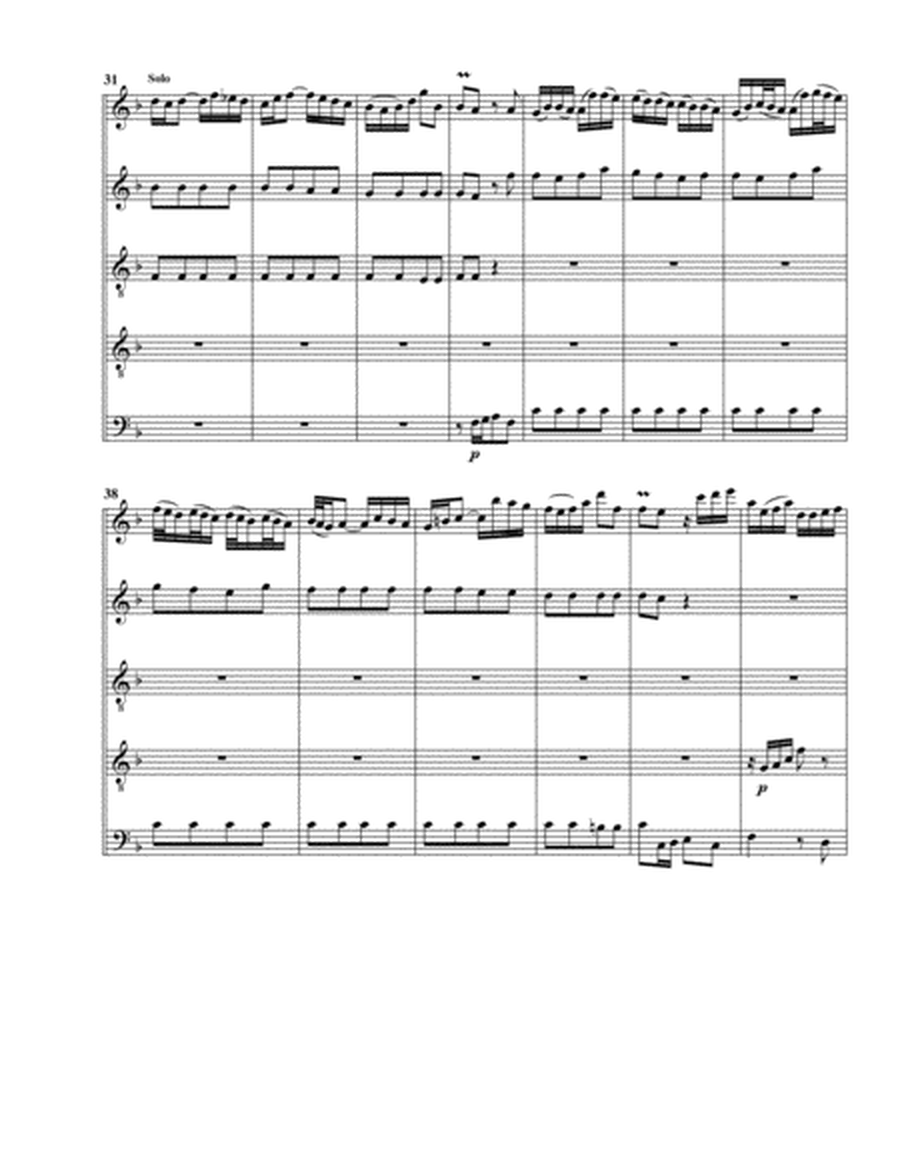 italian concerto, BWV 971 (arrangement for recorders)