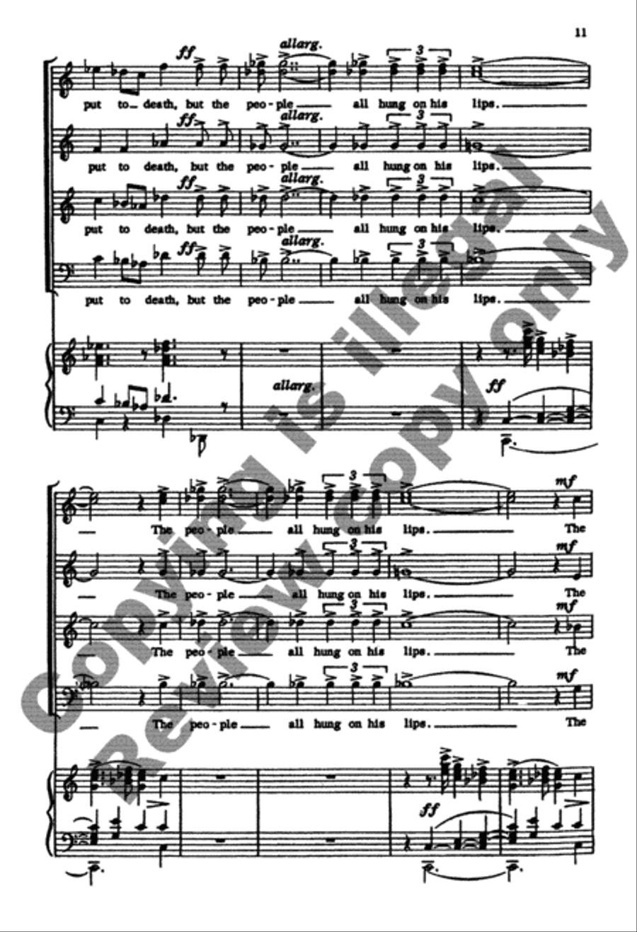 When Christ Rode Into Jerusalem 4-Part scores gallery preview page 25