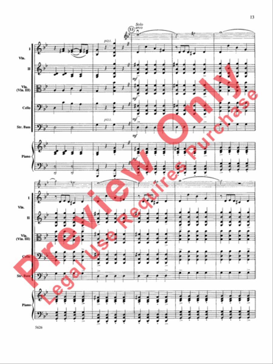 Two South American Tangos String Orchestra scores gallery preview page 14
