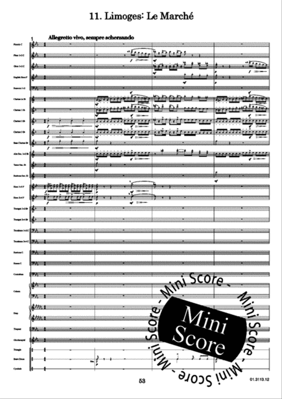 Pictures at an Exhibition Concert Band scores gallery preview page 57