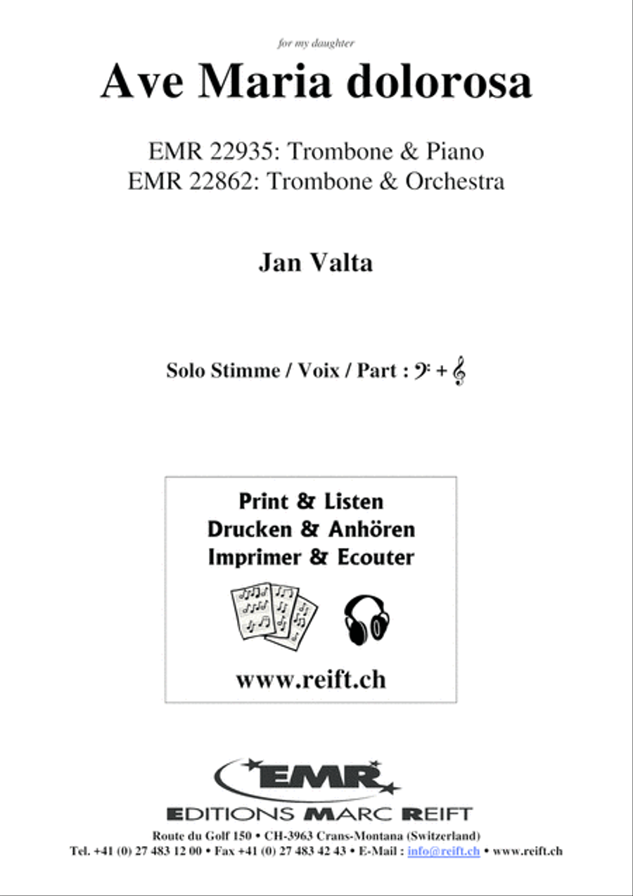 Ave Maria dolorosa Piano Accompaniment scores gallery preview page 2
