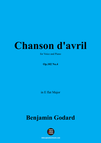 B. Godard-Chanson d'avril,Op.102 No.1,in E flat Major