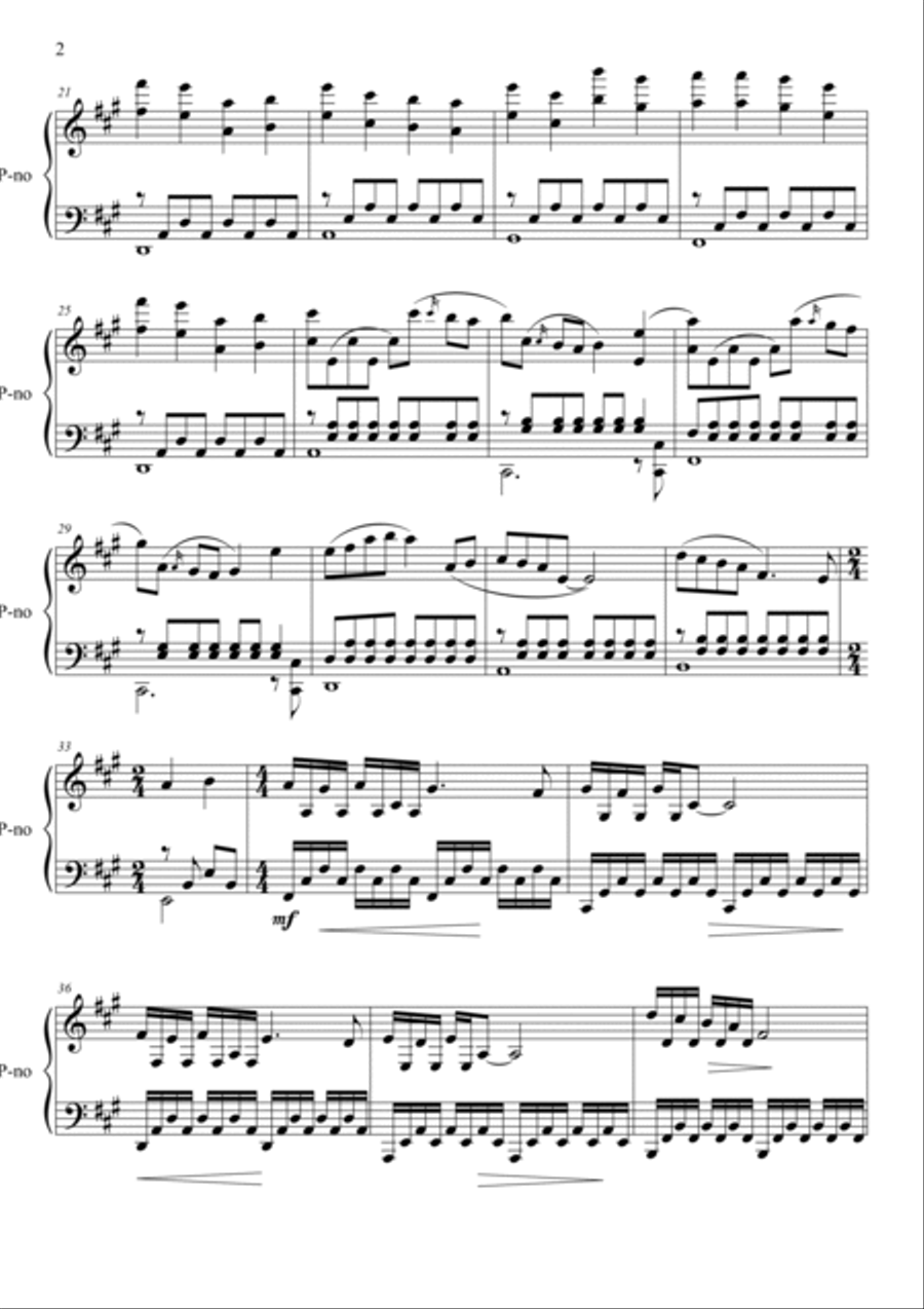 Eternal Love Piano Solo scores gallery preview page 2