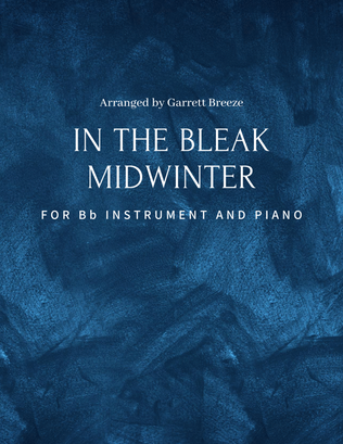 In the Bleak Midwinter (Solo Soprano Sax & Piano)