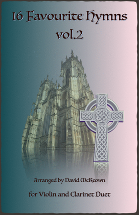 Book cover for 16 Favourite Hymns Vol.2 for Violin and Clarinet Duet