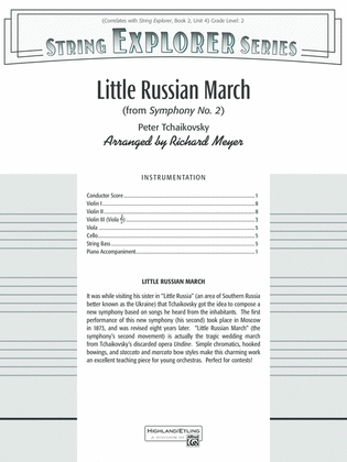 Little Russian March (from Symphony No. 2): Score