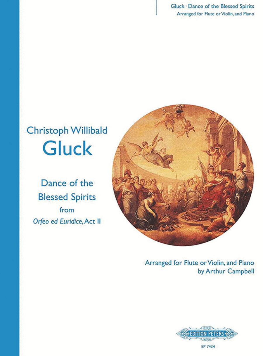 Christoph Willibald Gluck: Dance of the Blessed Spirits - Flute (or Violin) and Piano