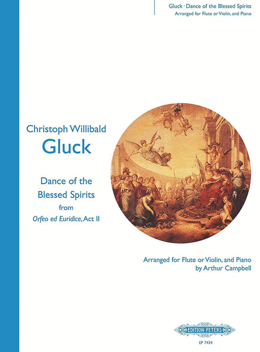Dance of the Blessed Spirits - Flute (or Violin) and Piano Flute Solo scores gallery preview page 1