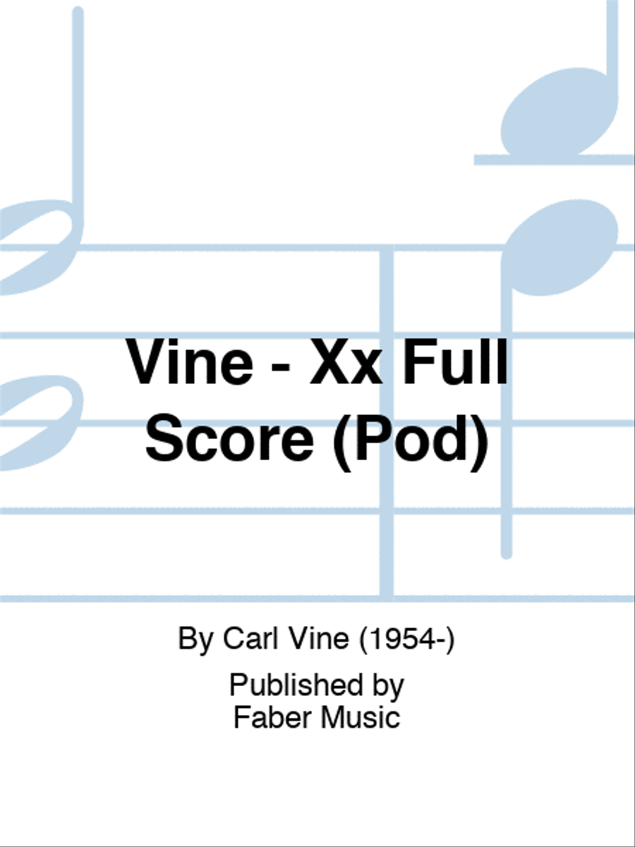 Vine - Xx Full Score (Pod) String Orchestra scores gallery preview page 1