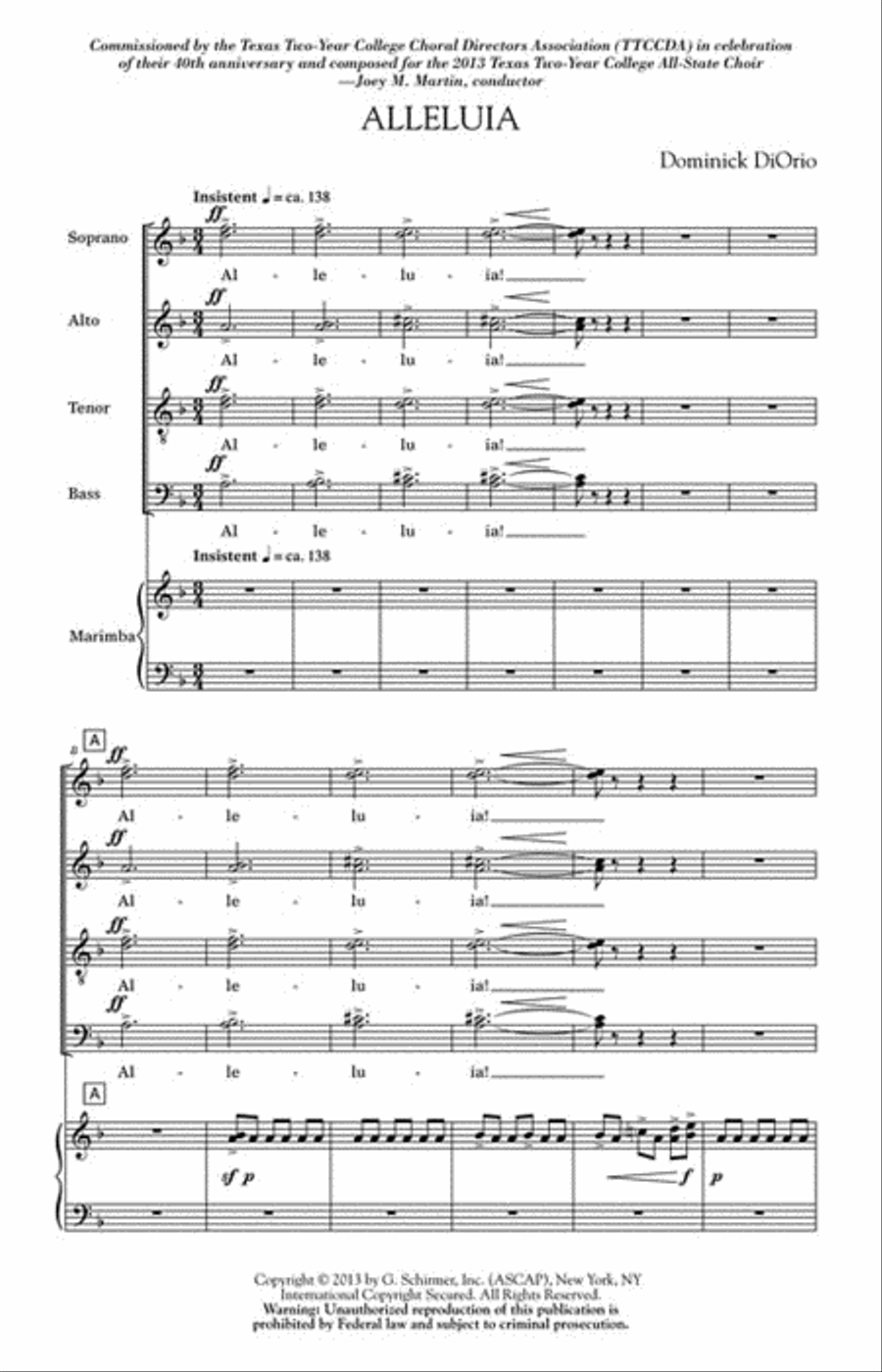 Alleluia Alleluia Divisi scores gallery preview page 2