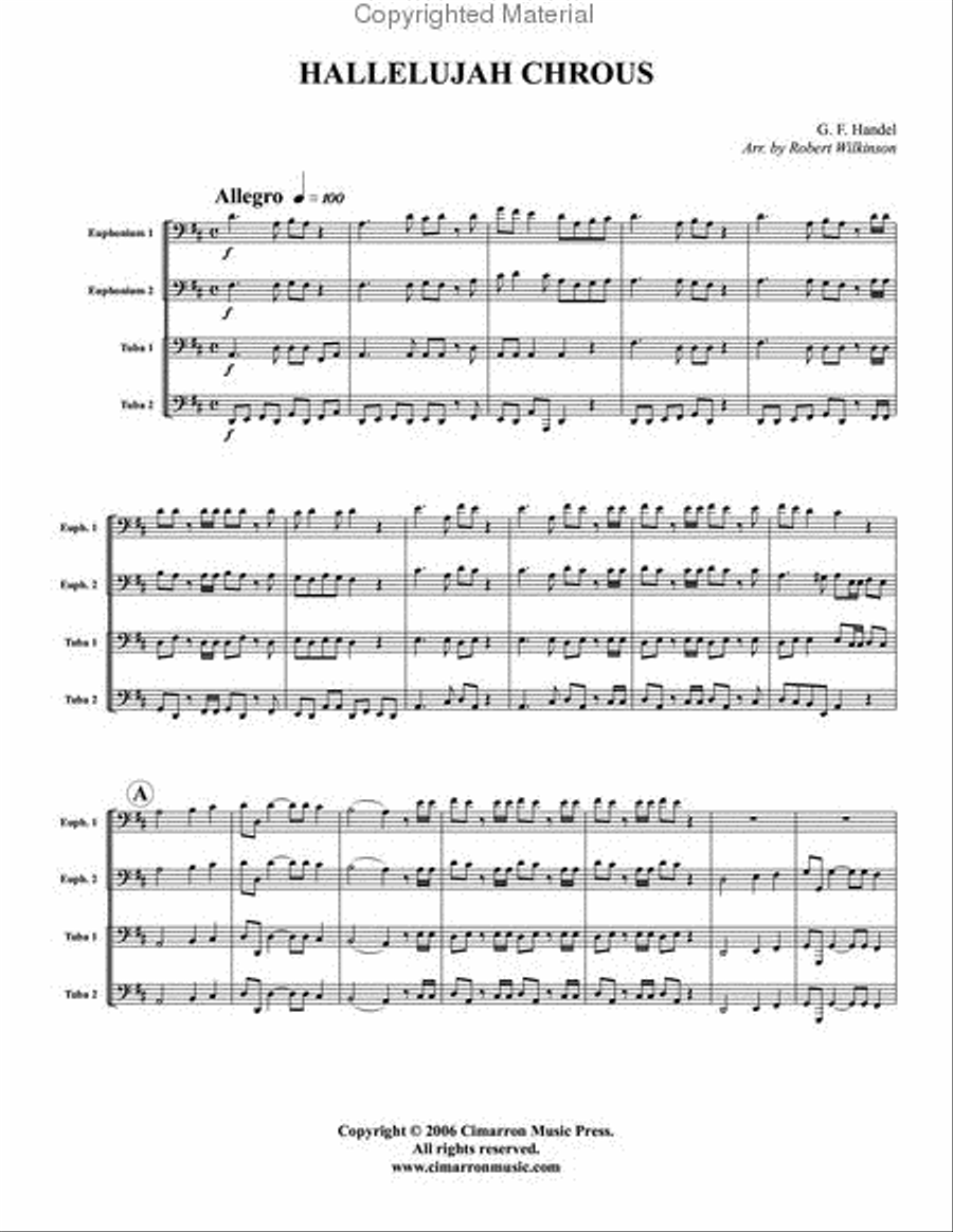Hallelujah Chorus EETT scores gallery preview page 2
