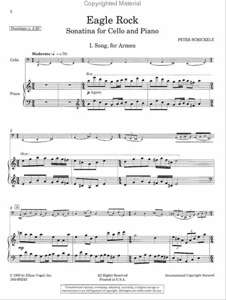 Eagle Rock Eagle Rock Chamber Music scores gallery preview page 2