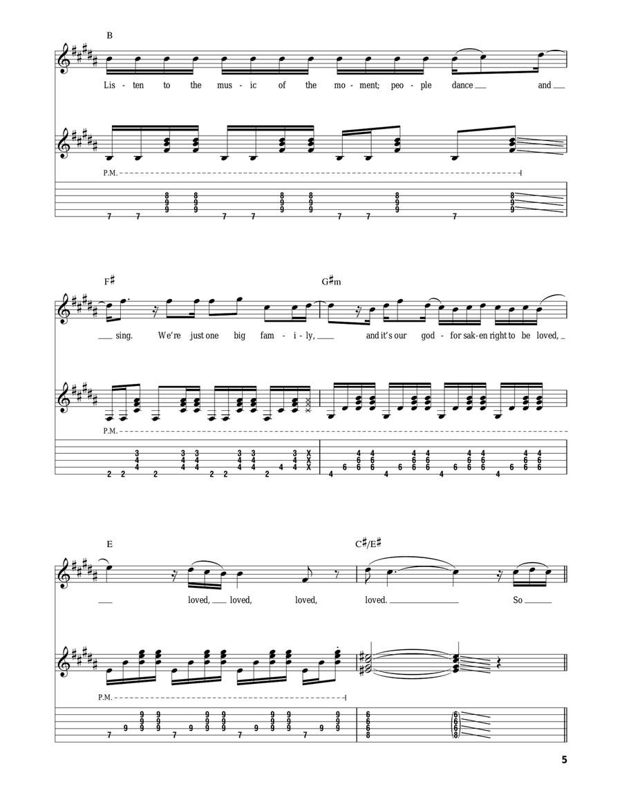 I'm Yours Acoustic Guitar scores gallery preview page 5