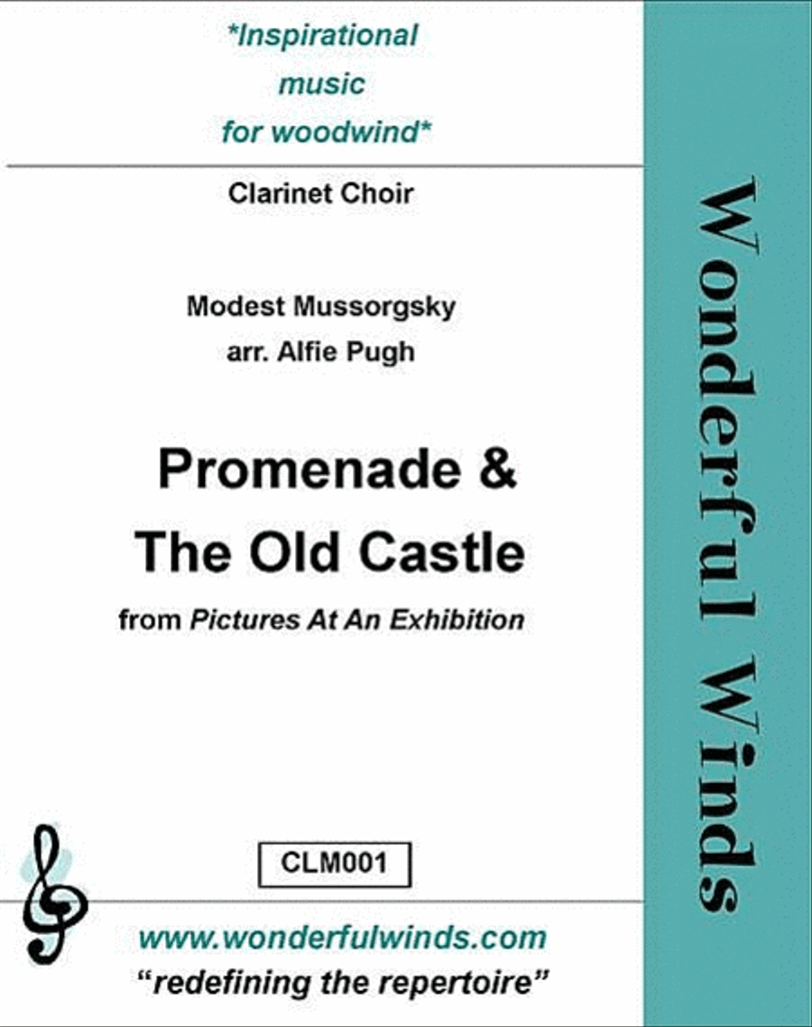 Promenade And The Old Castle Clarinet Choir scores gallery preview page 1