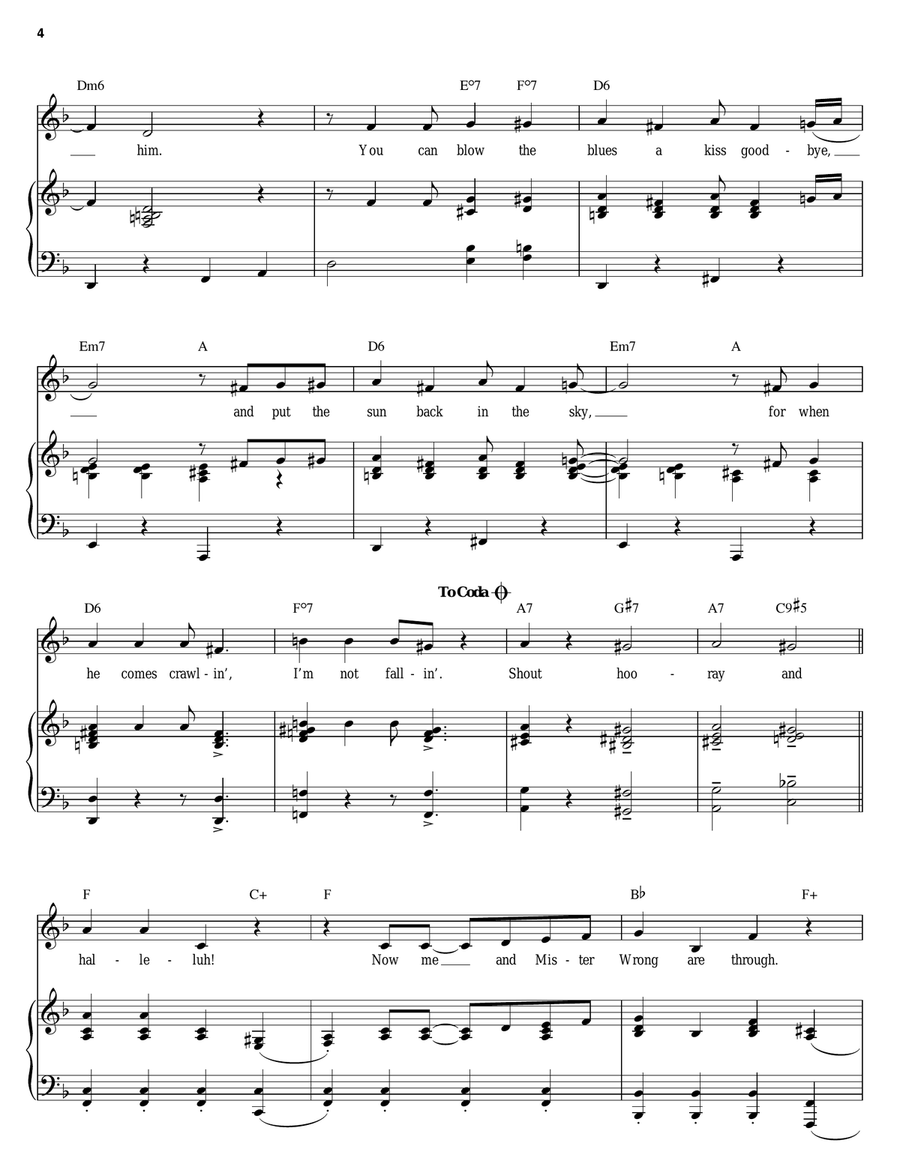 Forget About The Boy Forget About The Boy Piano, Vocal, Guitar scores gallery preview page 4