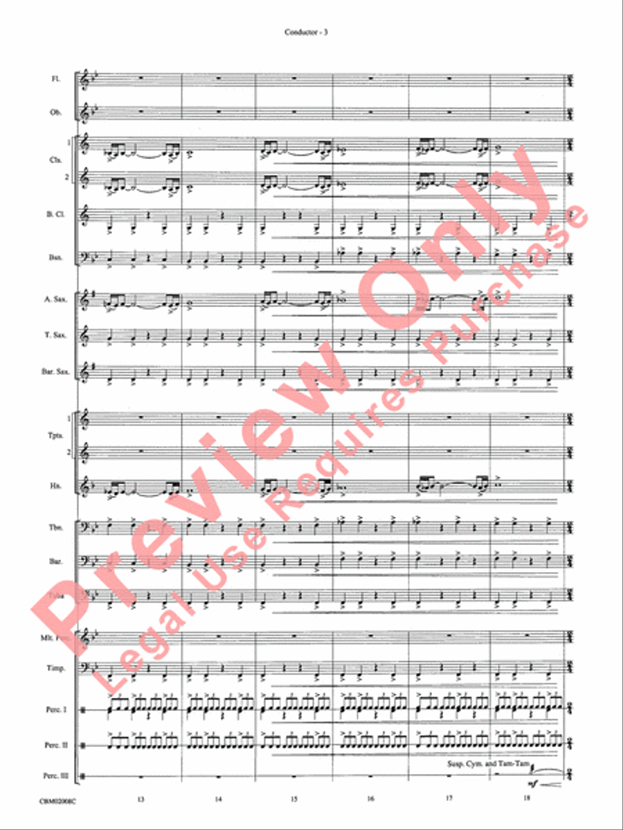 The Lord of the Rings: The Fellowship of the Ring, Highlights from Concert Band scores gallery preview page 5