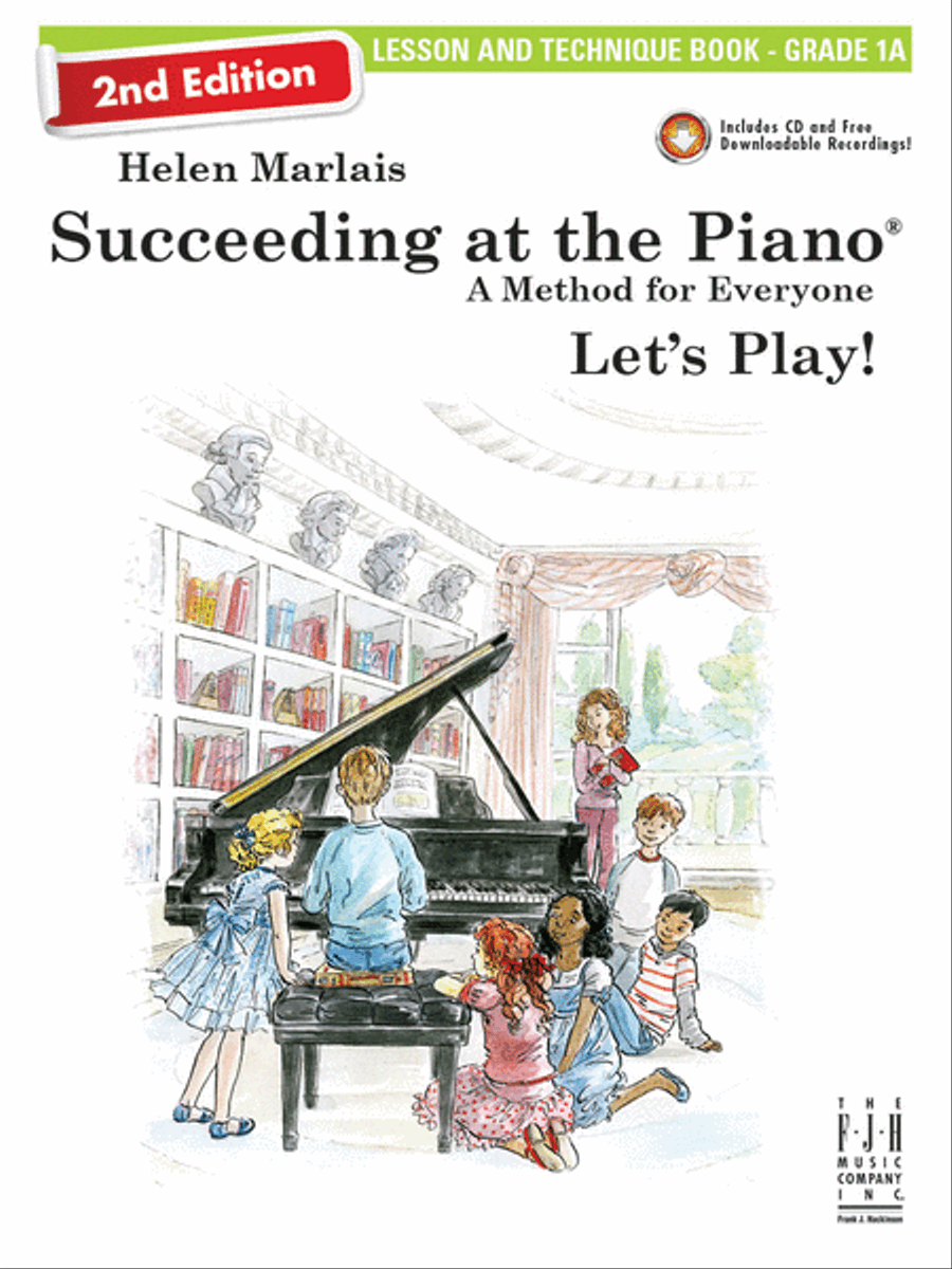 Succeeding at the Piano, Lesson & Technique Book - Grade 1A (2nd Edition) Piano Method scores gallery preview page 2