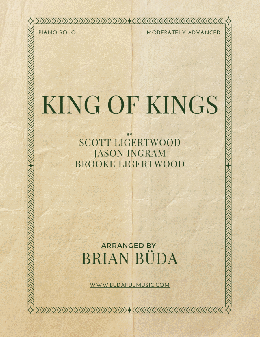 King Of Kings Piano Solo scores gallery preview page 1