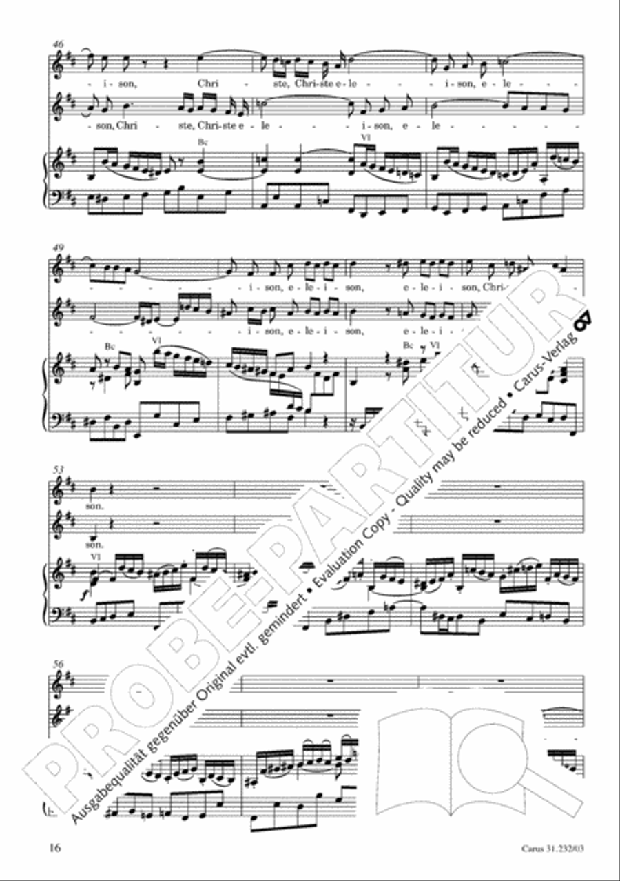 B Minor Mass, BWV 232 (Messe in h-Moll) SSATB scores gallery preview page 21