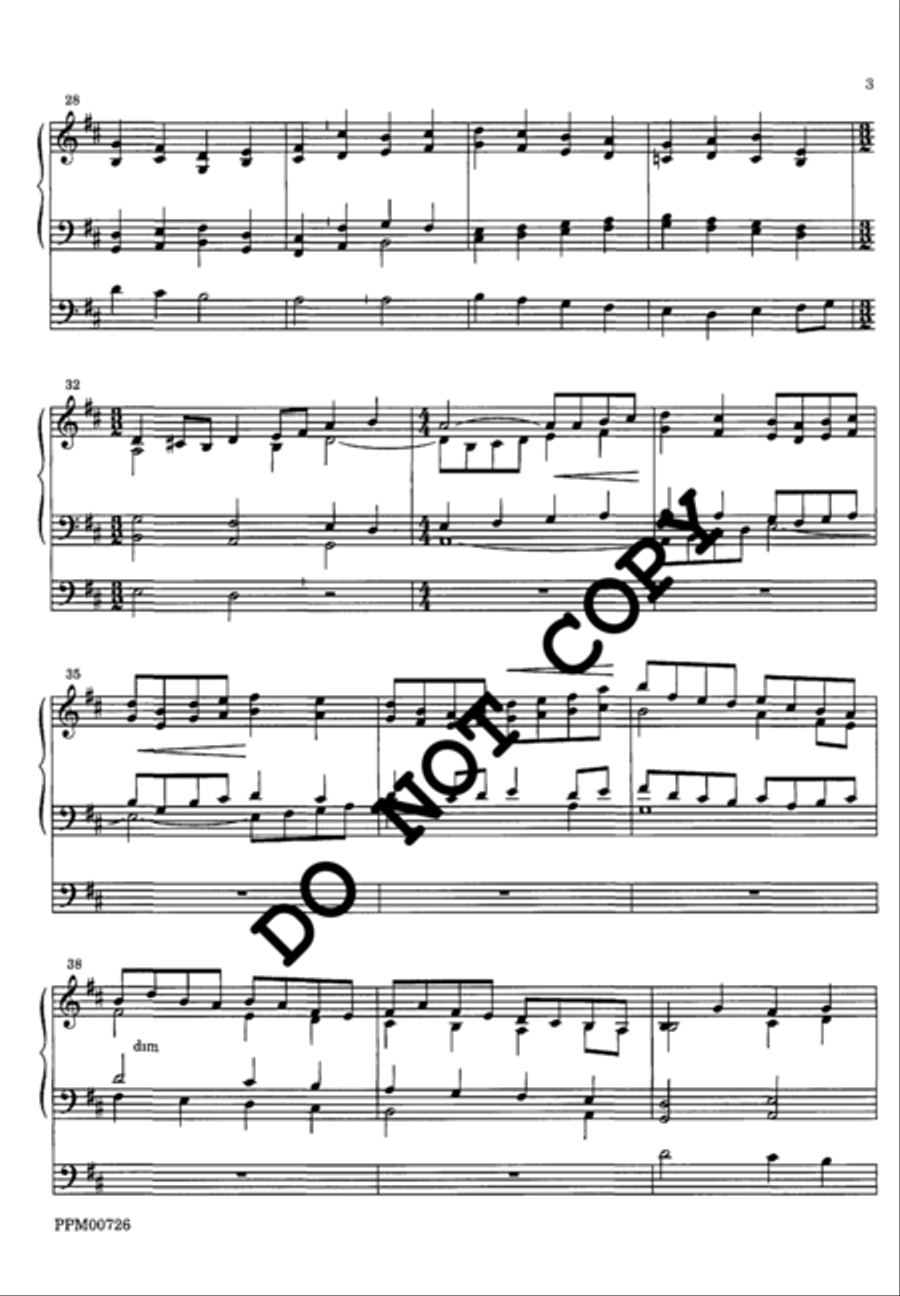 Voluntary on Down Ampney Organ scores gallery preview page 4