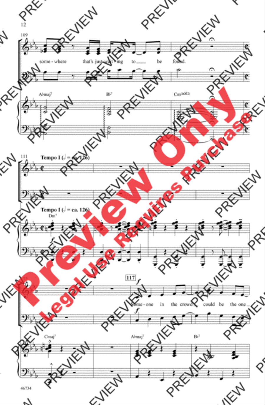 Someone in the Crowd 3-Part scores gallery preview page 12