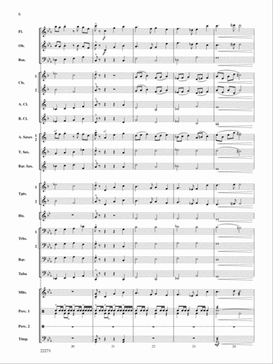 Nemesis: Score Concert Band scores gallery preview page 6