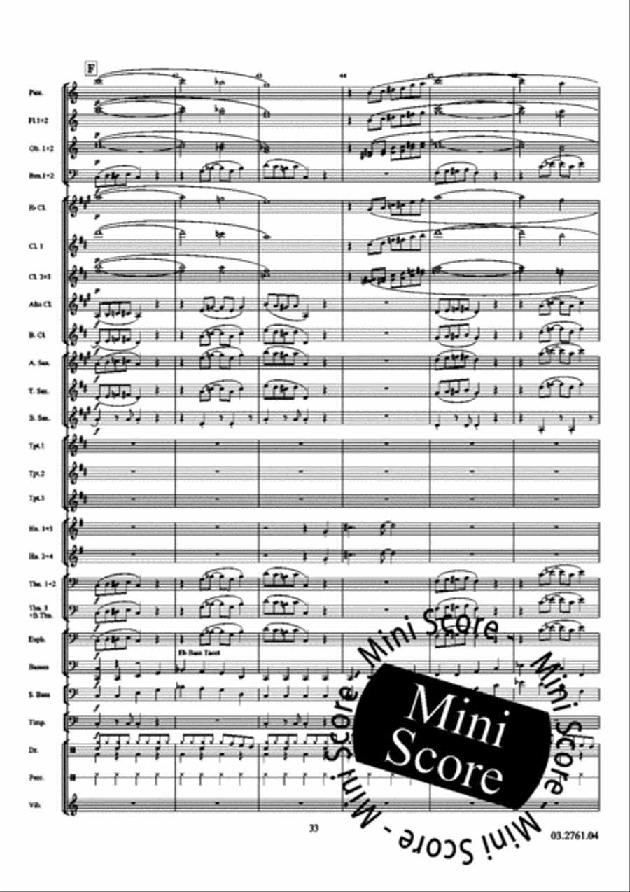 All Blue Concert Band scores gallery preview page 39