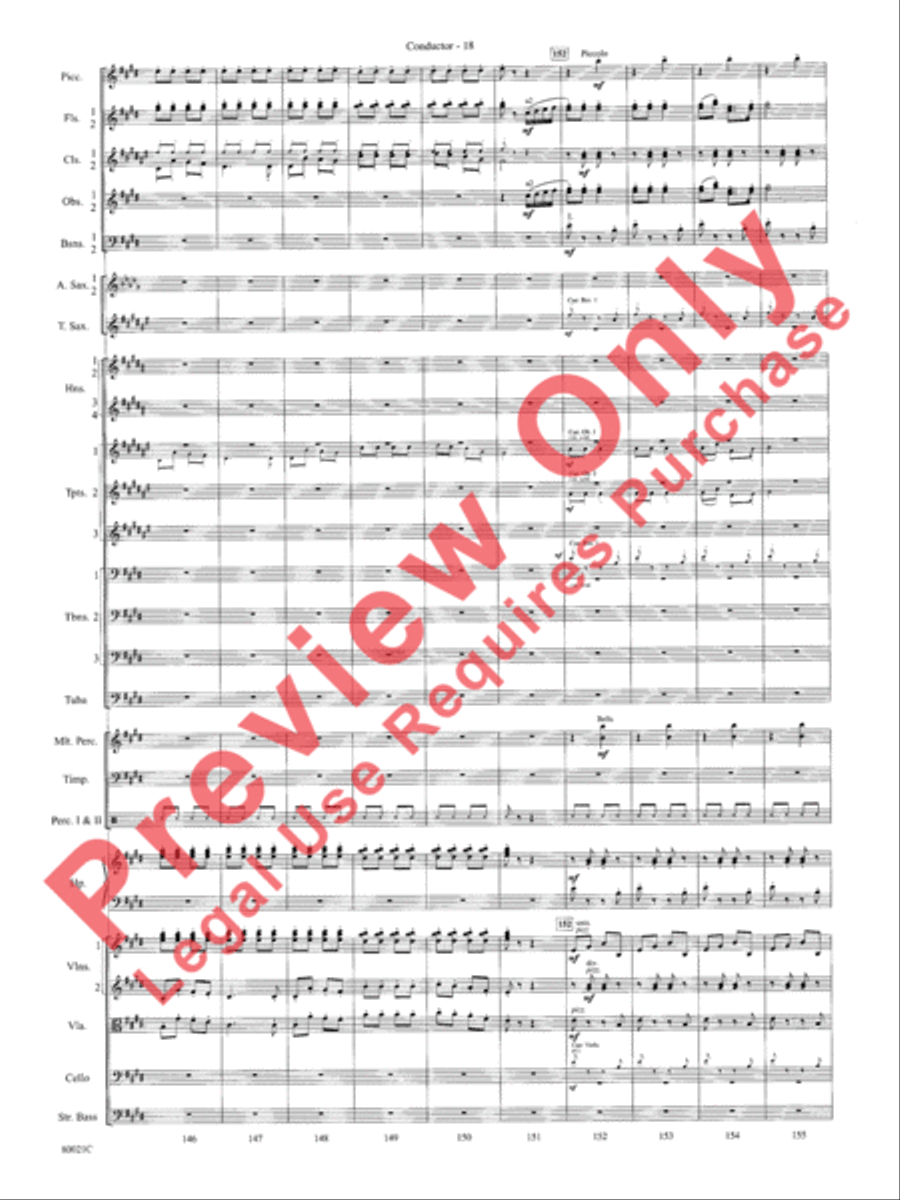 A Christmas Festival Full Orchestra scores gallery preview page 21