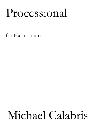 Book cover for Processional (for Harmonium)