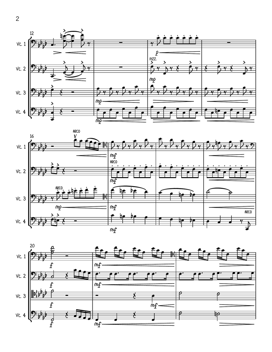 Paint It, Black Cello scores gallery preview page 2