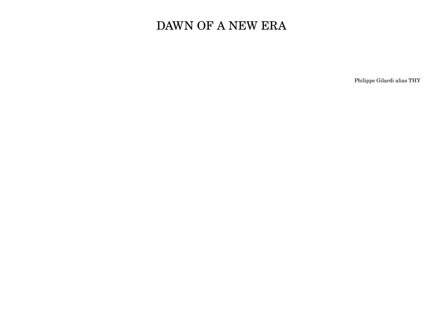 DAWN OF A NEW ERA image number null