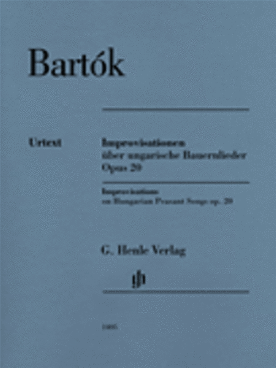 Improvisations on Hungarian Peasant Songs, Op. 20 Piano Solo scores gallery preview page 1