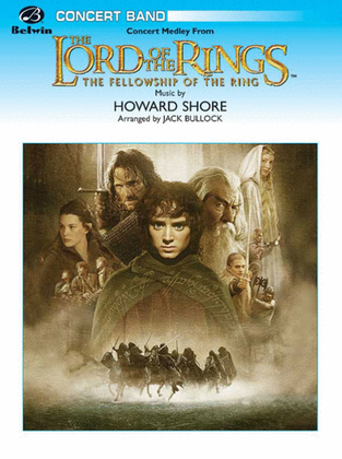Book cover for The Lord of the Rings: The Fellowship of the Ring, Concert Medley from