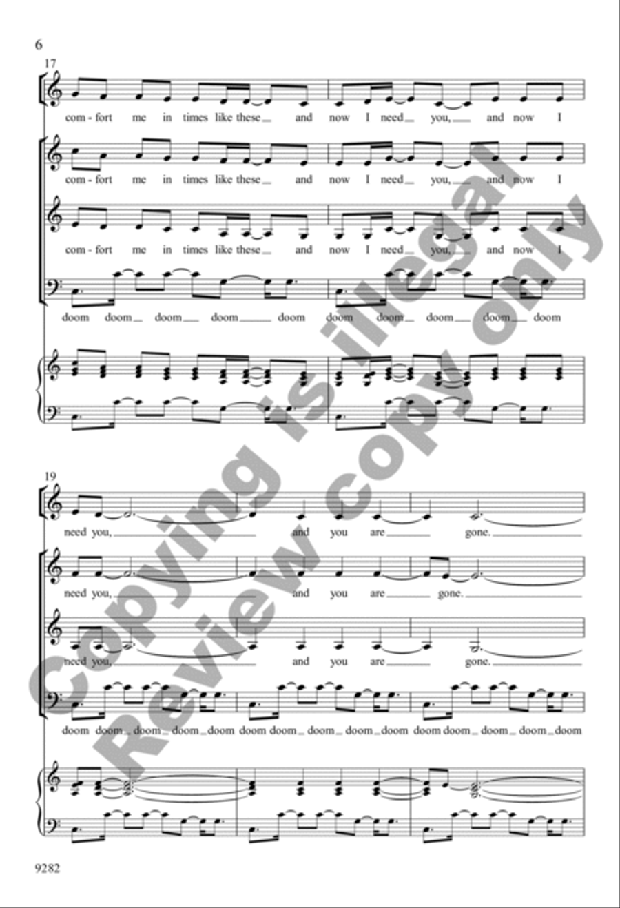 Wanting Memories Wanting Memories 3-Part scores gallery preview page 6