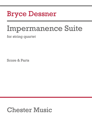Book cover for Impermanence Suite (Score and Parts)
